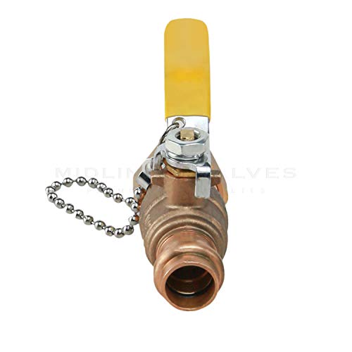 Válvula de latón premium con acabado robusto marca Midline Valve 3