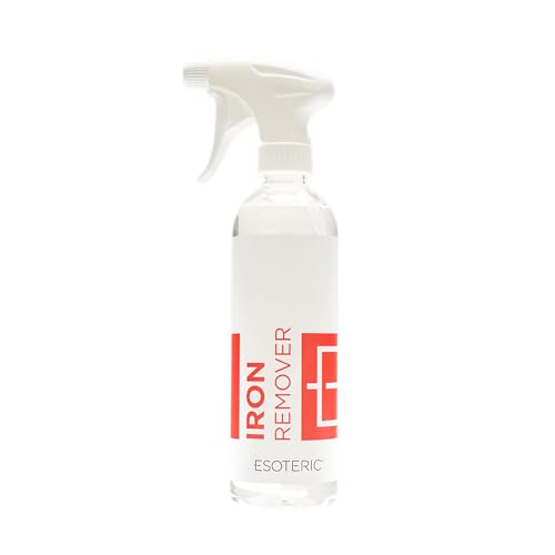 ESOTERIC Iron Remover Decontamination Spray 16oz Easy to Use Iron Remover Car Detailing Supplies Activates Red Less Odor Removes Iron Brake Dust Perfect for Your Car Detailing Kit Use During Car Wash