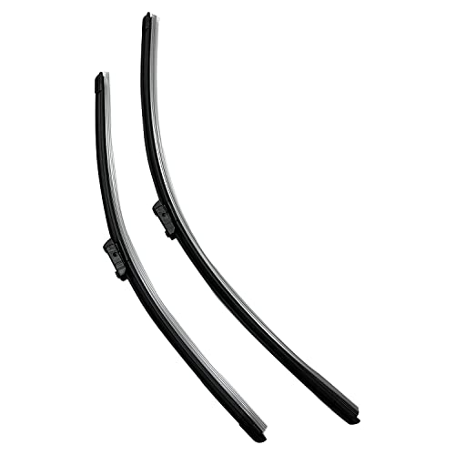 Image of Oshotto Frameless (O.E.M Type) Wiper Blades Compatible with Ford Endeavour New (24 inch / 15 inch)