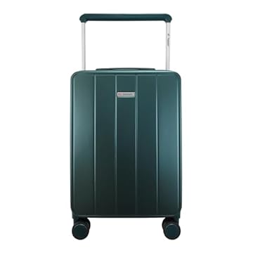 Mala de Bordo em Policarbonato 10kg com TSA Rodas Giratórias Gladiador Infinity V1 (Verde Escuro)