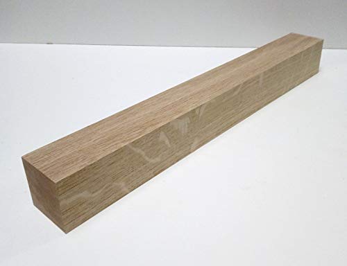 1 traversa in legno di quercia massiccio, 6 x 6 cm di spessore