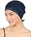 Deresina Jewelled Front Essential Cotton Cap (Navy)