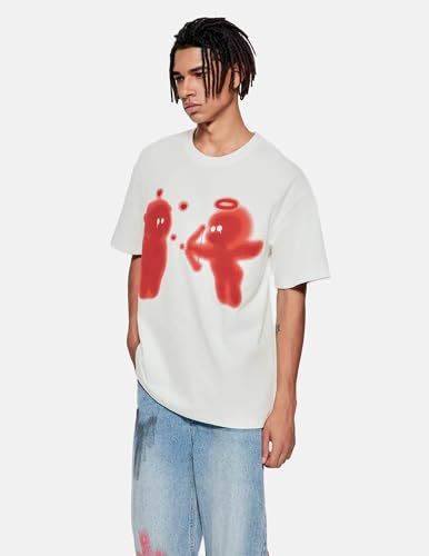 Vamtac Mens Oversized Graphic Tees Y2k Vintage Cupid’s Love Arrow Short Sleeve Streetwear Tops Tshirt Unisex4