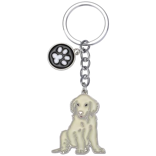 WEWAYSMILE Welpe Schlüsselanhänger, Hunde Schlüsselanhänger, Niedlicher Welpe-Schlüsselanhänger, Für Dekor Auto Schlüsselanhänger Tag Personalisierte Geschenk, Länge: 4.06 Zoll/10.3 cm