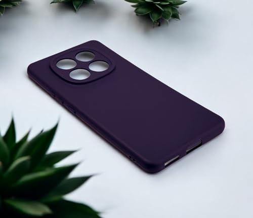 Image of SBMS Silicone Back Cover Case for Redmi Note 15 5G / Poco M8 5G | Soft Micro-Fibre Lining Inside | Camera Protection Bump | Shockproof Back Cover Case for Poco M8 5G (Candy Cloth Purple)