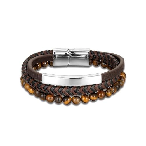 Bracelet anti-noircissement femme homme cordon solide résistant eau