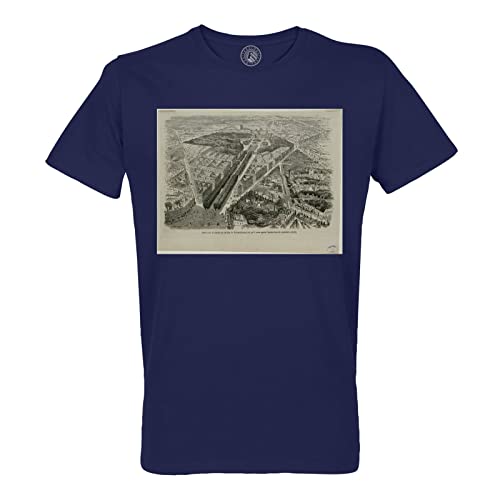T-Shirt Homme Col Rond Souvenir Vintage Paris Luxembourg