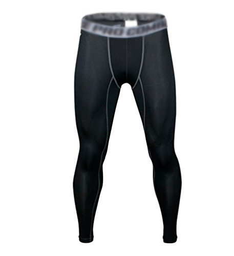 YiJee Uomo Asciugatura Veloce Sportivi Tights