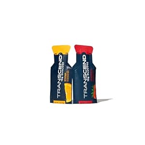 Transcend Glucose Gel Packs – Strawberry & Orange, 100 Pack (1.1oz Each) – 15g Glucose, Made in USA