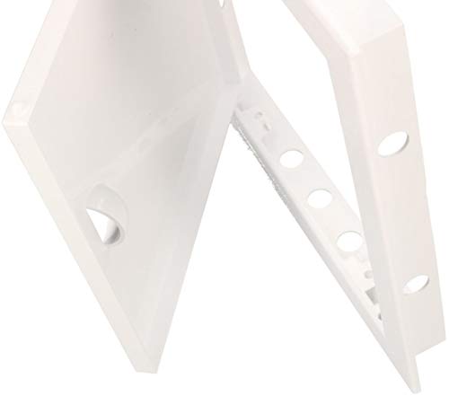 KOTARBAU, Access Panel, 200 mm x 200 mm, ABS Plastic, Inspection Door, White, Maintenance Hatch, Snap Closure, Sturdy Opening - Image 2