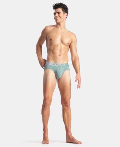 Image of Jockey MM04 Men Microfiber Mesh Elastane Stretch Performance Active Wear Brief with StayDry Technology