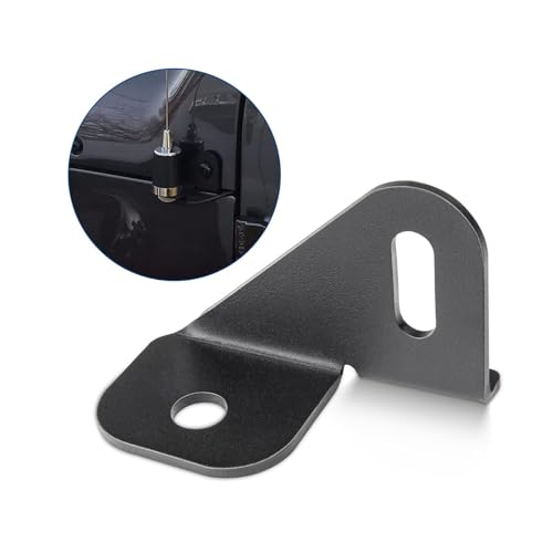 Anina Driver Side Antenna Bracket for CB/GMRS/HAM Radio Mount Compatible with Jeep Wrangler JL/JLU & Gladiator JT, Unlimited Sport, Sahara, Rubicon, 4xe (2018-2024)