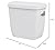 PROFLO PF9412R Edgehill Toilet Tank Only - Less Seat - White