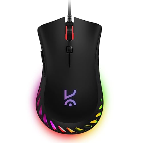 Image of Kreo IKARUS High Performance Wireless Gaming Mouse, Pixart 3395 Sensor, 26,000 DPI,100+ Hr Battery, 4000Hz Polling Rate, Lightstrike Optical Switches, Ergonomic Design (Falcon)