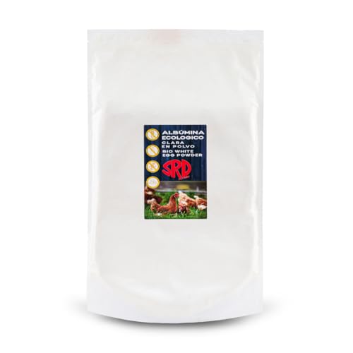 Clara de Huevo Ecologica en Polvo (2 kg) | Claras de Huevo Ecologicas en Polvo | Albúmina de Huevo | Sin Aditivos | Productos Sin Lactosa | Bolsa Zip