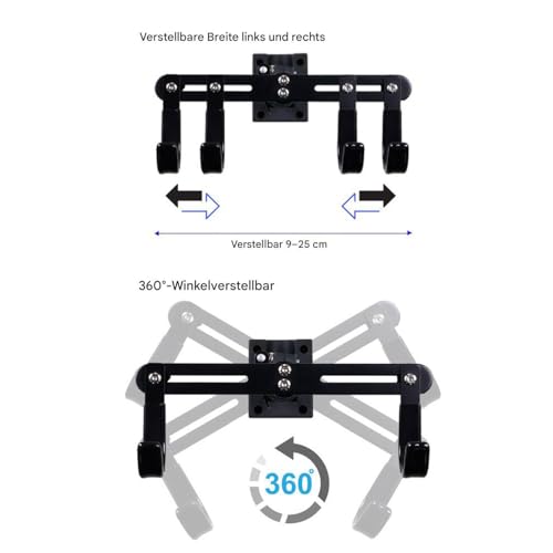 Soporte organizador de bicicleta de pared ajustable para garaje 7