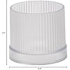 Clear Plastic Globe For 100-Hour Emergency Candle - Draft Protection & Decorative Cover