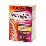 Knox Gelatin Dietary Supplement Drink Mix for Nails, Orange Flavor, 14 Envelopes - 5.18 Oz