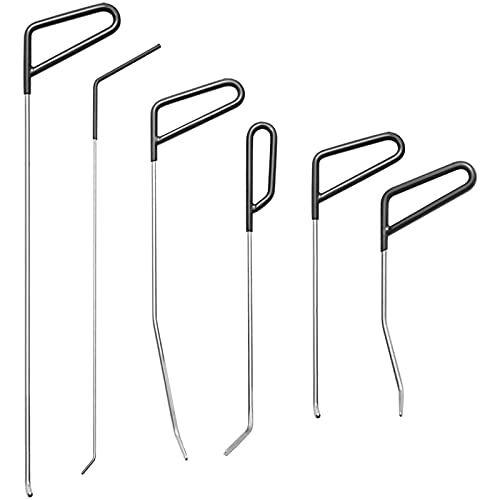 VEVOR Rods Dent Removal Kit, 21 Pcs Paintless Dent Repair Rods, Stainless Steel Dent Rods, Whale Tail Dent Repair Tools, Professional Hail Dent Removal Tool For Minor Dents, Door Dings And Hail Damage