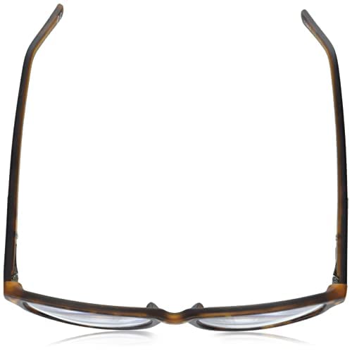 Foster Grant Conan Multifocus Rectangular Reading Glasses, Matte Dark Brown Demi/Transparent, 53 Mm + 2.5 #TOP6