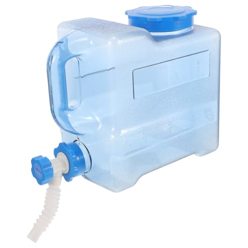 7.5l Camping Water Jug with Faucet, PC Storage Bucket for Outdoors