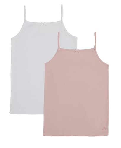 Image of Jockey SG04 Girls Super Combed Cotton Rib Fabric Camisole with Regular Straps (Pack of 2)