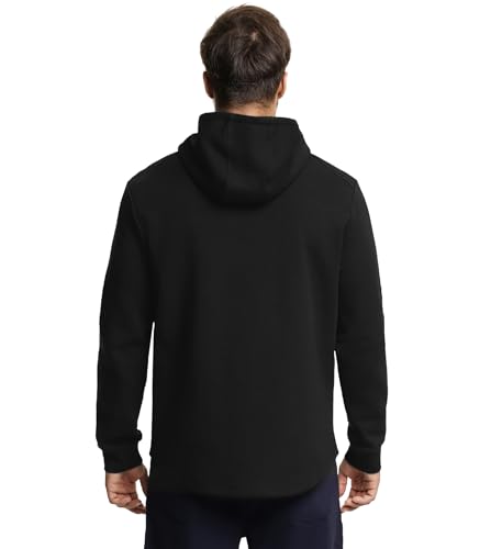 Fioboc Mens Hoodie Curve Hem Hoodies Pullover Classic Fit Sweatshirts Long Sleeve Hoodie S-4XL3