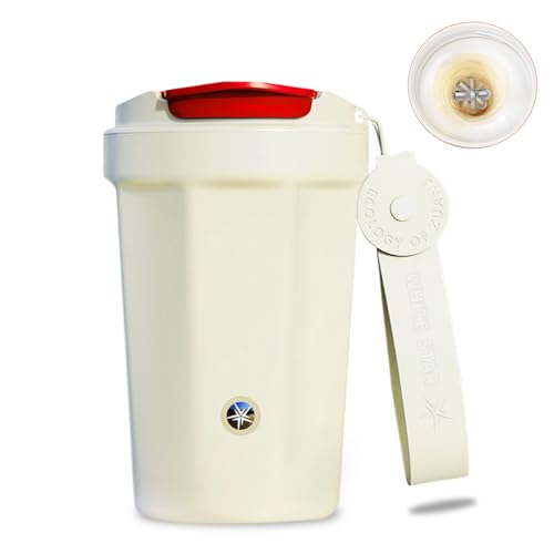 FOVNOT Self Stirring Coffee Mug, 400mL Rechargeable Electric Automatic Magnetic Mixing Cup with Leak-Proof Lid, Travel Mug for Coffee/Milk/Hot Chocolate