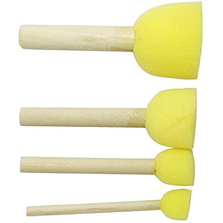 Qatalitic Yellow Sponge Dabber Set of 5 pc : Amazon.in: Home & Kitchen