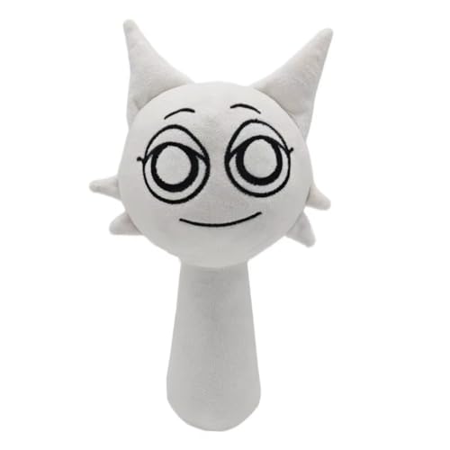 Sprunki Plush Toy (White, 30 CM)