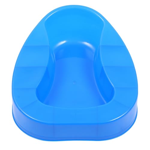 SOESFOUFU Orinal Doméstico Azul de Plástico Diseño Ergonómico y Moldeado por Inyección para Pacientes Mayores Uso en Cama y Salidas