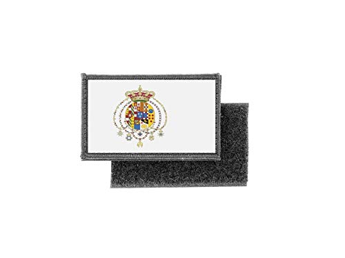 Akachafactory Toppa Bandiera Etiopia Con Leone – 5x8 Cm, Ricamo Con Bordo Nero, Stampata