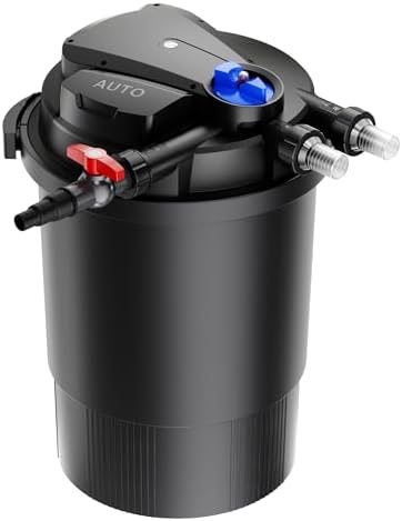 SunSun CPA-30000 Druckteichfilter 12.000 l/h / 55 W UVC Einheit, Teichdruckfilter für Teiche bis 60.000 Liter, Teichklärer, Filteranlage