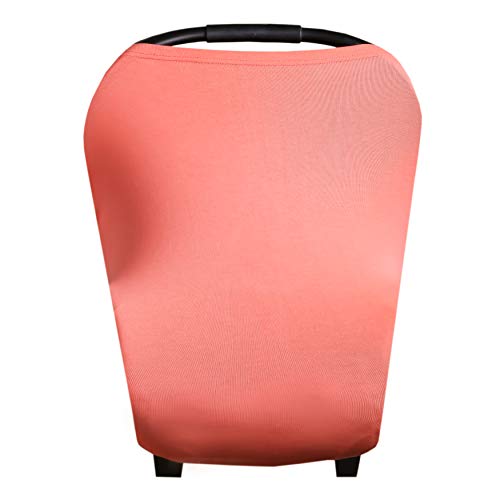 Image of Stella Multi-Use Cover: Car Seat, Nursing & Stroller Cover - Sun Protection, All-Season, Stretchy Fabric, Easy Access