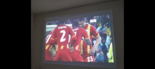 Tela de Projeção MIAMI Dobrável, 70 Polegadas, 1,40 X 1,00 Branco Fosco, para Projetor, Datashow, Fe