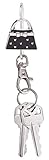 Alexx, Inc. Finders Key Purse Dotted Handbag Finders Key Purse, Black