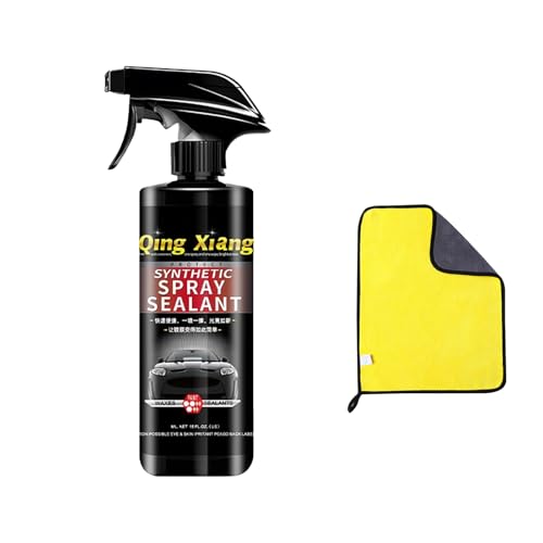 車用コーティング剤 500ML クイックコーティングスプレー カーコーティング剤 Qing Xiang Synthetic Spray Sealant セラミックコーティング 自動車用ナノコーティング剤 車用キズ補修スプレー 撥水防汚 超耐久 耐高温 全車
