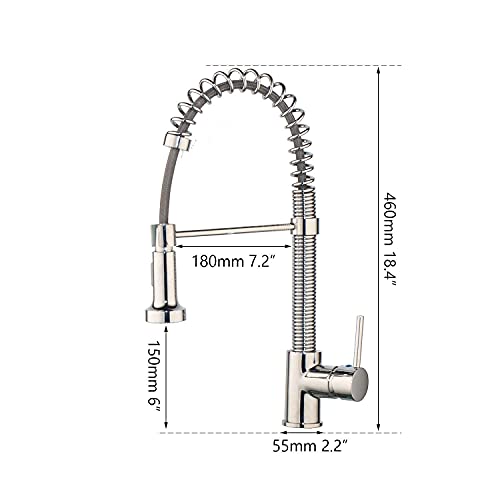 Mitigeur de cuisine extractible chrome avec douchette 360 - 5