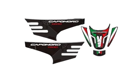 Autocollant Réservoir Gaz Moto pour Caponord 1200 Rally Kit Protection