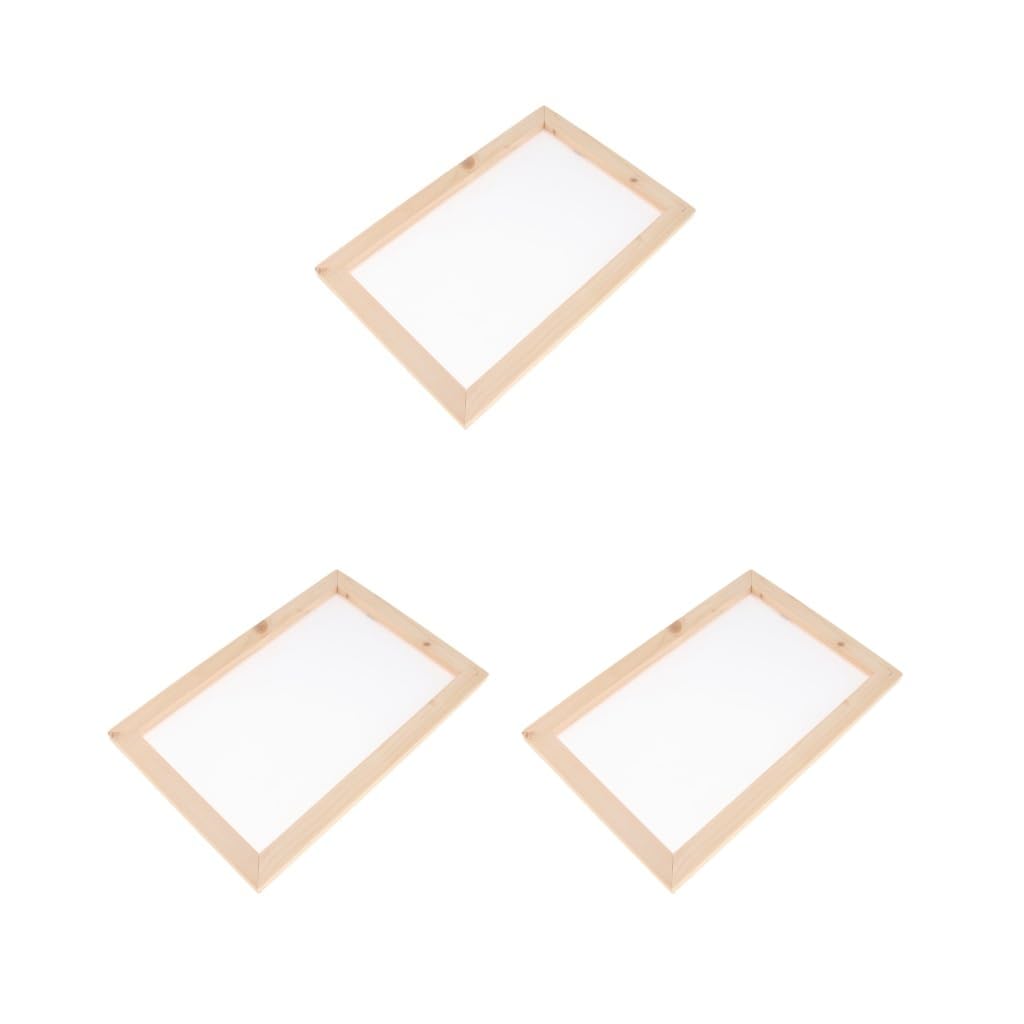 Lot De 5 Moules En Bois Pour Fabriquer Du Papier - Cadres De 20x30 Cm à 30x40 Cm - Loisirs Créatifs Et Recyclage