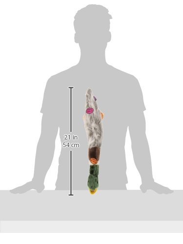 Multipet 18-Inch Migrators-Empty Nesters Dog Toy With Squeakers Without Stuffing, Mallard For All Breed Sizes #TOP1