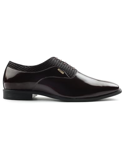 Image of Liberty Fortune A998-07 Formal Lacing Oxford Shoes for Men with TPR Sole | PU Outsole | Comfortable & Lightweight | Cushioned Footbed | Durable & Trendy Design