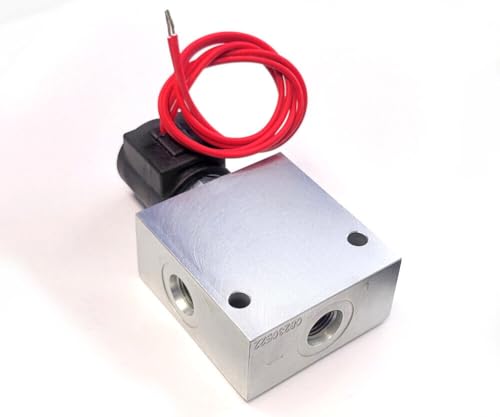 SV08-31-6TD-N-12DL - 3 Port Selector Valve - 12VDC Wire Leads