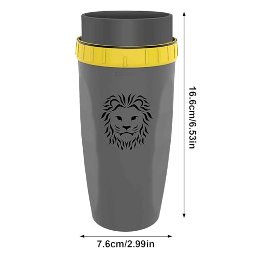 Taza con pajita para llevar al coche o la oficina con total seguridad antiderrame 6