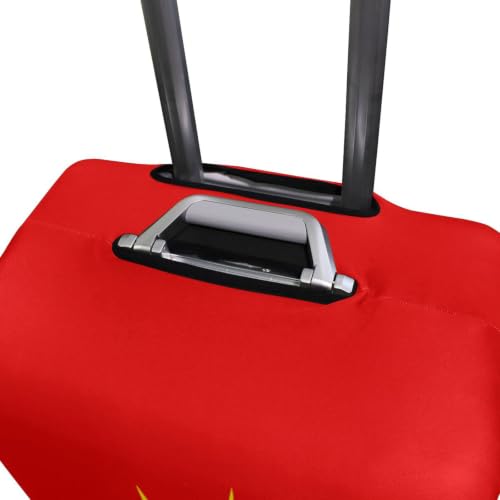 Housse de protection extensible drapeau macédonien pour valise classique - 5