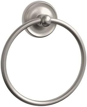 PROFLO PF67512 6-5/16" Wall Mounted Towel Ring - Brushed Nickel