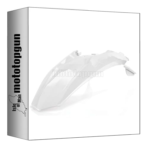 Garde-boue arrière Acerbis 0016232.030 blanc pour plastique moto KTM EXC 300