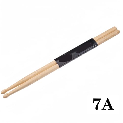 Drum Sticks Bulk 4Pairs Maple Drumsticks - Ideal para práctica de todas las edades, color de báculo elegante, perfecto para Jazz y Percusión (7A) miniatura 2