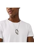 Diesel Herrenkette Font Dog Tag Edelstahl, DX1553040