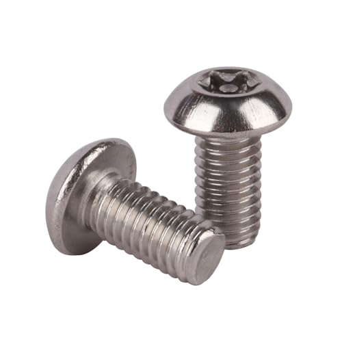 Image of 12PCS 304 Stainless Steel Bolts Torx with Column M5x10 12mm Bicycle Disc Brake Cycle Rotor Water Bottle Cage Screws (M5x10mm)